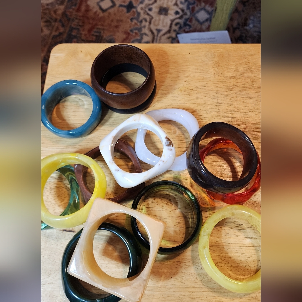 Bangle Bundle 14 Pcs Set Stack Boho - image 7